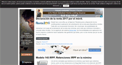 Desktop Screenshot of ladeclaraciondelarenta.com